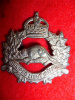 M159 - Winnipeg Light Infantry White Metal Bandsman's Cap Badge